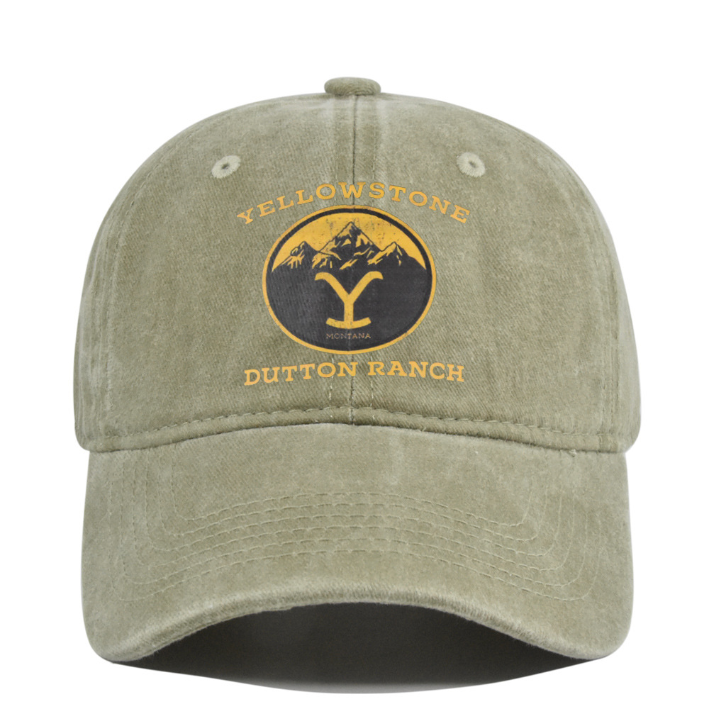 Cappellino da baseball con visiera curva, in seta stampata con pietra gialla e graffiti, cappello da sole personalizzato_voghion.com