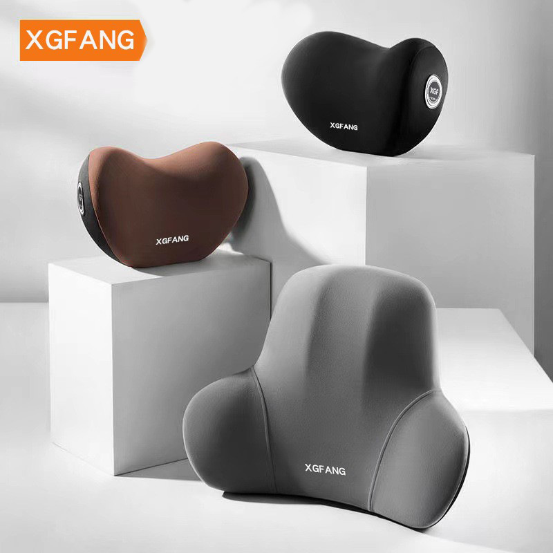 Coche reposacabezas soporte de la cintura soporte de hombro almohada de coche de espuma de memoria cintura cojín trasero hogar entrega al por mayor