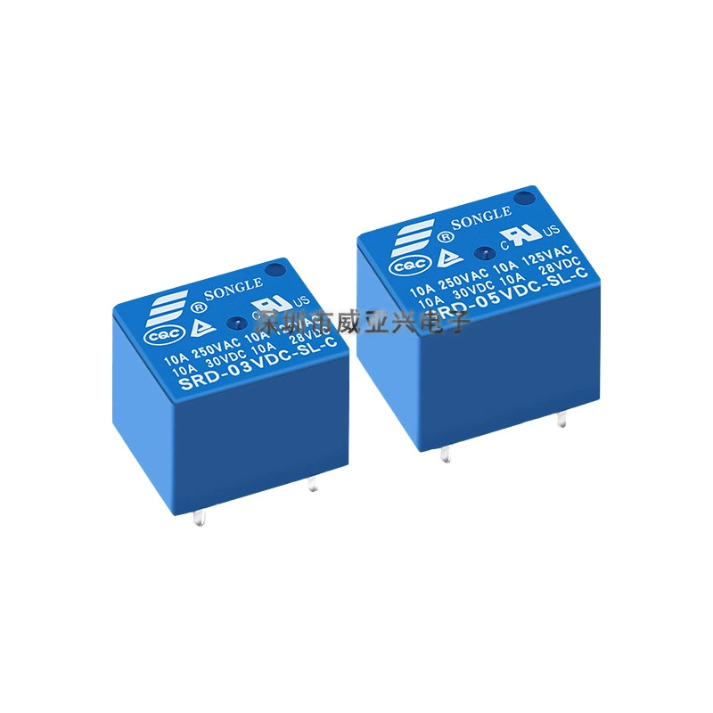 Songle Relay SRD-5VDC-SL-C 4-контактный 5-вольт 12В оригинал 09 12 24 48