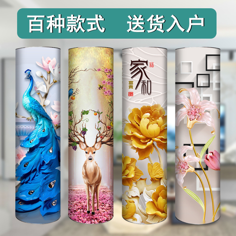 360-degree rotating shoe cabinet cylindrical creative shoe cabinet…