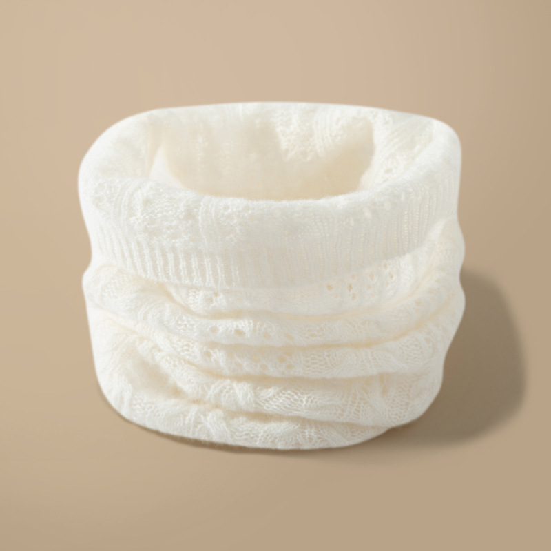 100% pure cashmere neck warmer for women, winter neck protector, thickened and warm knitted collar, pullover neck warmer