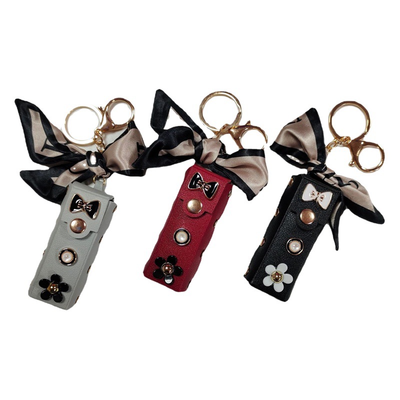 Estilo coreano moda mini estilo Chanel lápiz labial bolsa llavero colgante bolsa decoración adornos nicho ventas directas de la fábrica