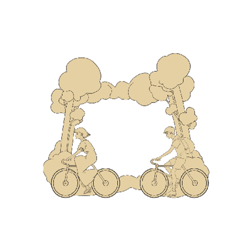 Marco de fotos de madera artesanías de grabado láser creativo estudiante graduación foto marco escritorio marco de fotos de madera