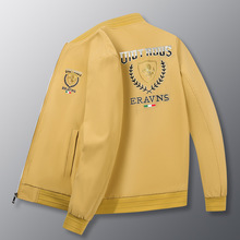 高端欧货大牌外套男高品质潮牌刺绣夹克男装轻奢上衣男士休闲潮流