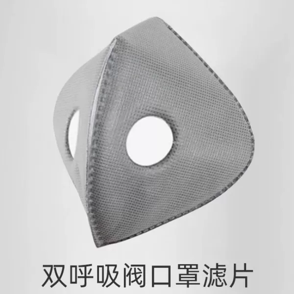 Dual-Valve Cycling Mask Filter Element Activated Carbon Replacement Core Anti-Smog Rock Brothers Hood Lining Liner