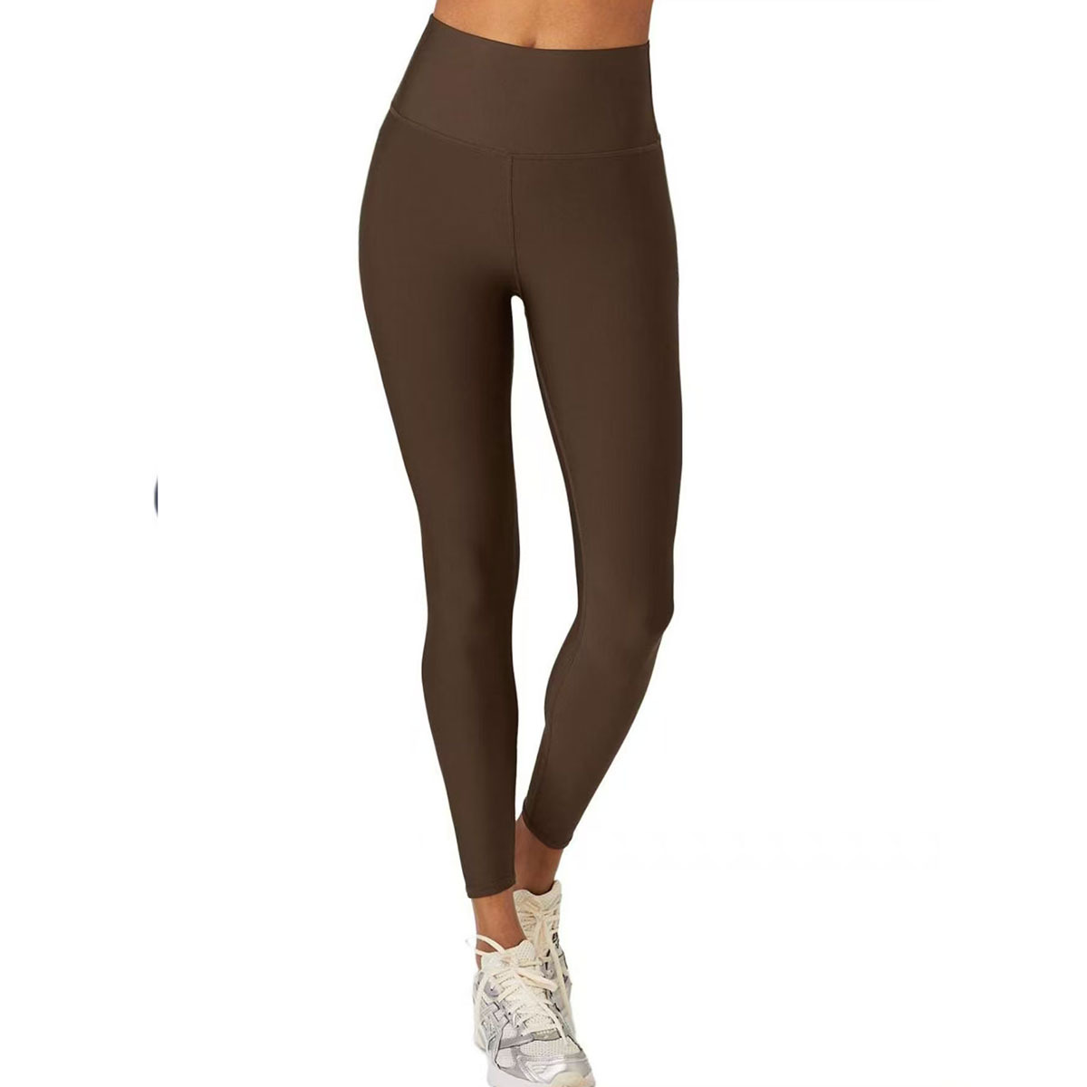 Pantalones de cintura alta, pantalones de entrenamiento elásticos apretados, leggings deportivas transfronterizas