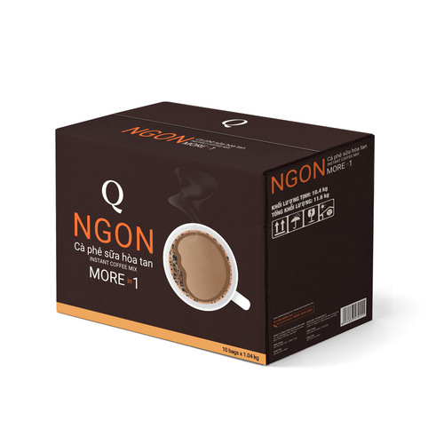 Vietnam imported specialty Q brand coffee 1040g plateau mellow three-in-one instant coffee 18g*52 pieces