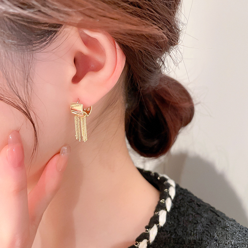 Fashion Geometric Copper Plating Drop Earrings 1 Piece
