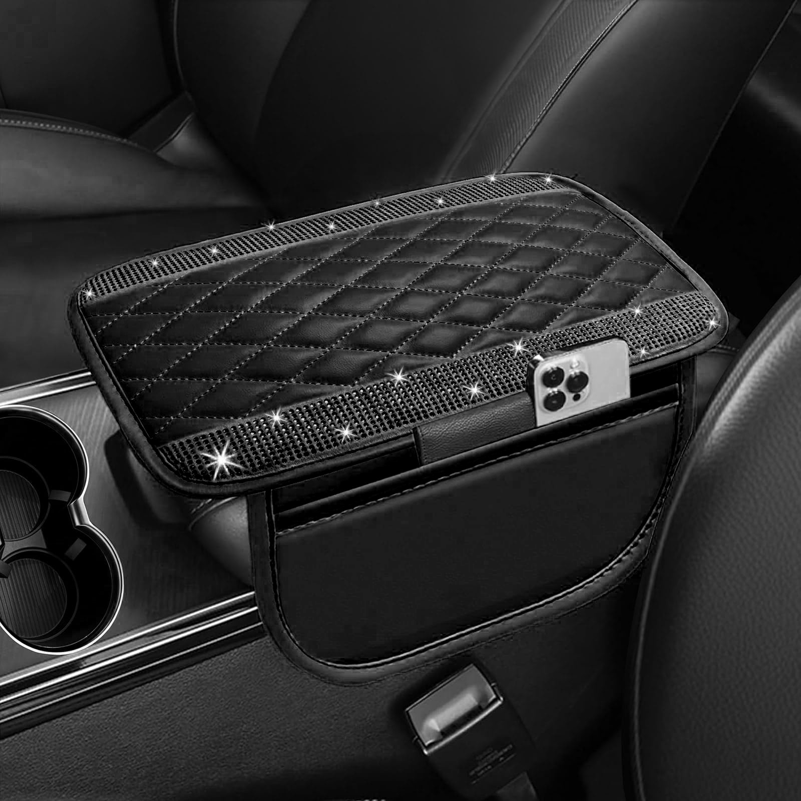 Cross-Border Foreign Trade Car-Mounted Diamond-Encrusted Anti-Slip Car Floor Mats, Universal Carpet Floor Mats, Easy to Clean, All-Season Floor Mats