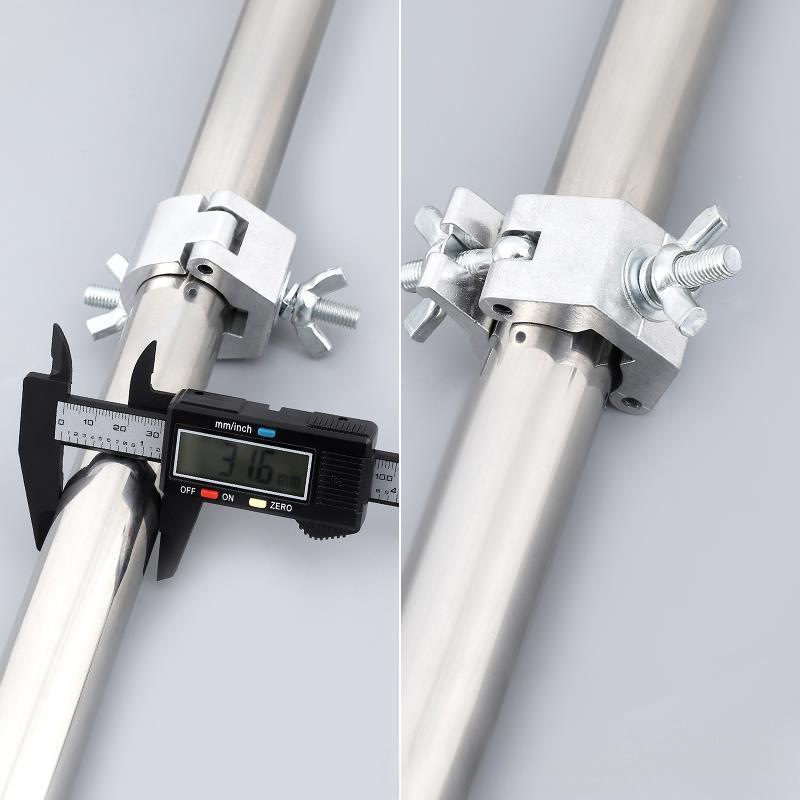 알루미늄 합금 패스너 크로스 유니버셜 패스너 비계 강관 버클 회전식 알루미늄 합금 패스너 원형 파이프 고정 버클