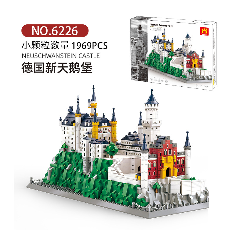 6226: Bavaria, Germany Neuschwanstein Castle 1969PCs