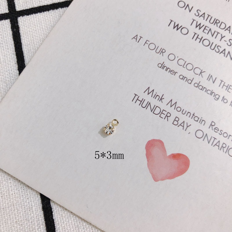 Grúa única de 3mm 14K