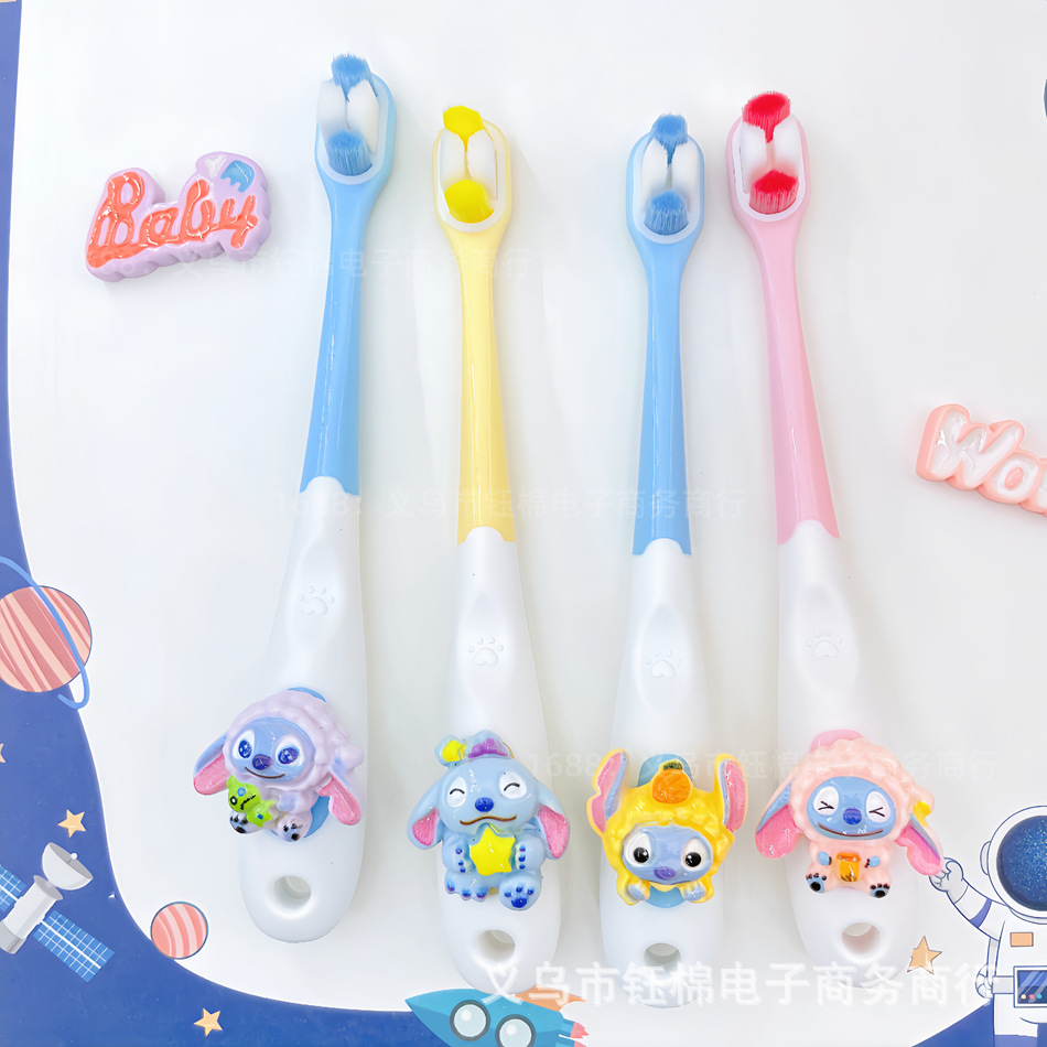 Cepillo de Dientes Infantil de Cerdas Suaves de 3 a 12 Años para Niños image 14