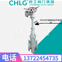 中國良工閥門Z943WF-16C鑄鋼電動法蘭平板閘閥無導流孔油田燃氣閥