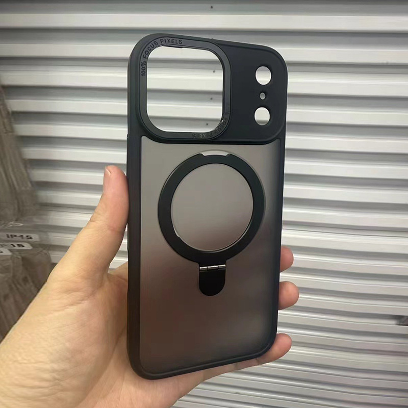 Apple 17ProMax 携帯電話ケース、マット仕上げのiPhone16 マグネット式スタンド、MagSafe対応の保護ケースに適しています。|undefined