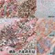 Champagne color nail drill jewelry mixed wholesale net red explosions mini small size crystal flat shaped drill nail drill