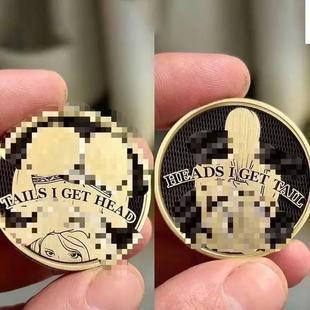 �羳��Ʒ  Funny Heads and Tails Coins  ��Ȥ���^��βӲ��