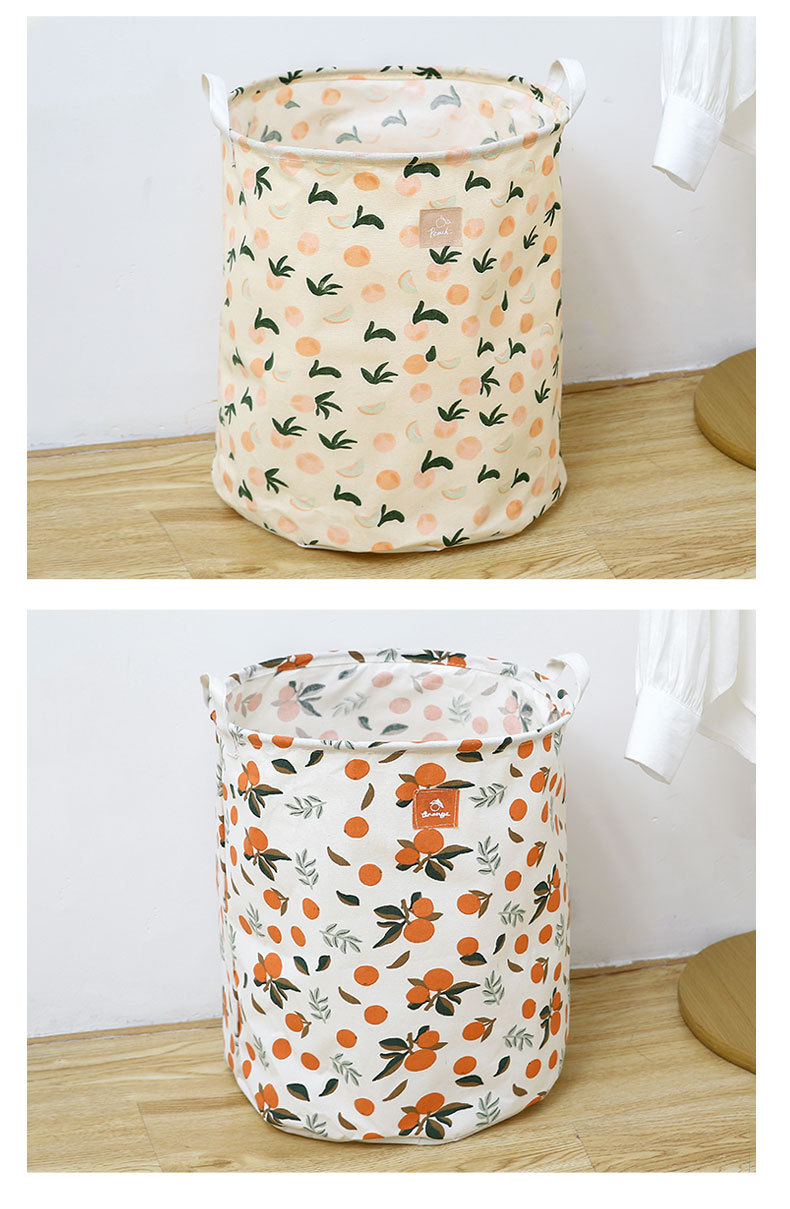 Simple Color Glower Printing Storage Bucket Wholesale Nihaojewelry display picture 2