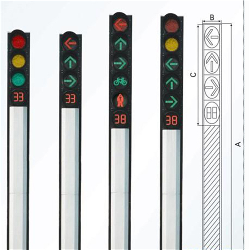 Sidewalk signal bar LED traffic signal manufacturers crosswalk intersection countdown red