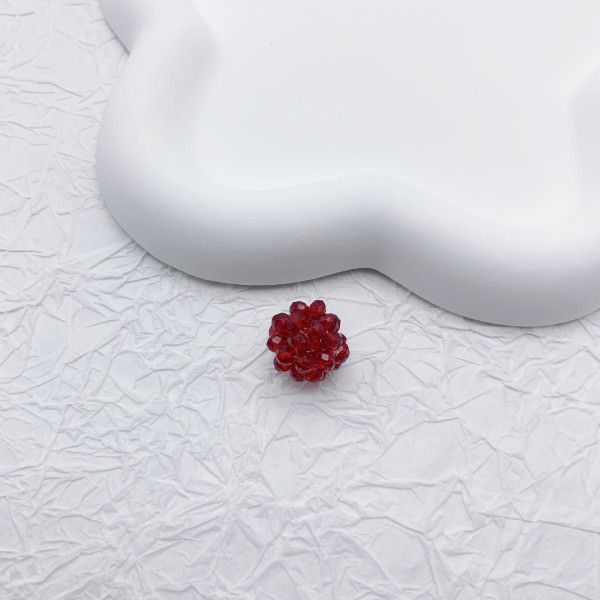 Creative woven beads handmade with zircon