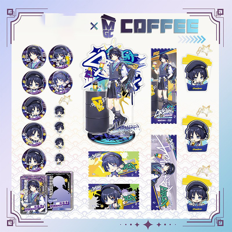 Wanderer Korea Mega Coffee Collaboration Popular Game Peripheral Market Stray Little Red Book New Product Wholesale