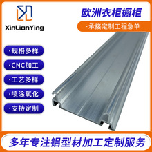 欧洲衣柜橱柜定制 全铝家具型材衣柜橱柜移门边框铝材工业铝型材