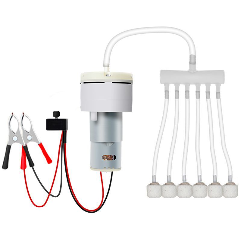 调速增氧泵12v电瓶车载运输大功率户外钓鱼打氧机充氧气泵增氧机