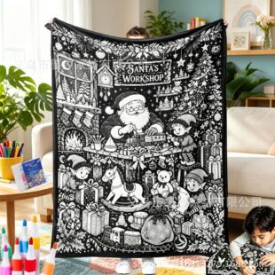 ��Ʒ�}�Q��DIY Coloring Blanket�f�}���羳 �ֹ��T�f��ɫ̺��