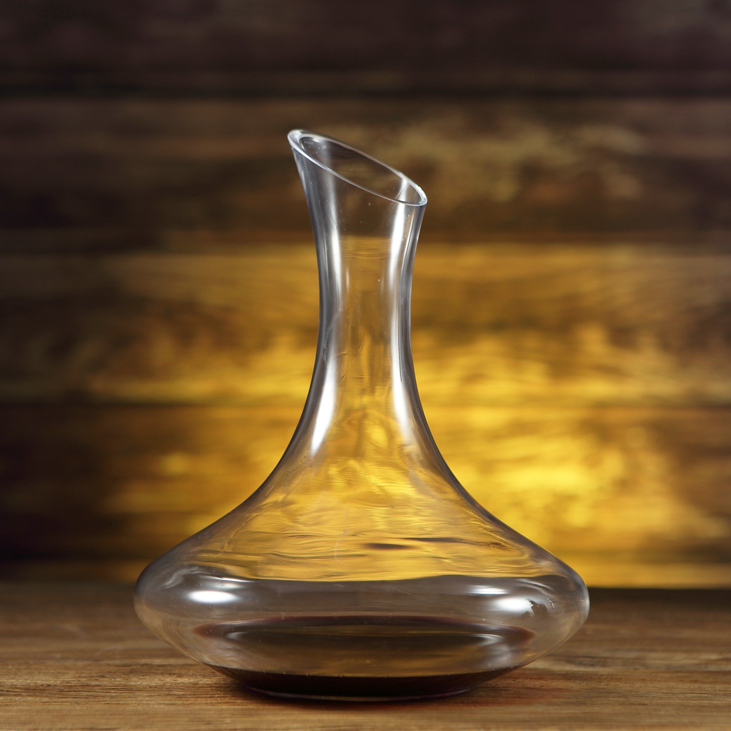 Creativo vidrio inclinado decanter con mango decanter de vino vino vino separador de vino conjunto de logotipo impreso