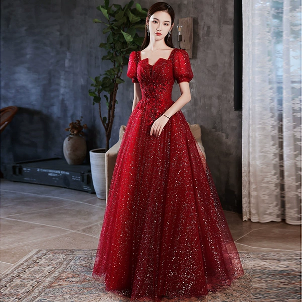 Burgundy, long