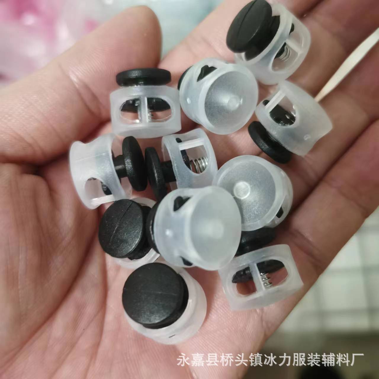 En stock pan hebilla de primavera hebilla de cordones sin corbata para niños hebilla de Nariz de cerdo ropa cordón suéter dobladillo hebilla elástica