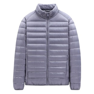 2022 new men's down cotton-padded jacket youth solid color cotton-padded jacket coat spot light size men's a generation of hair
