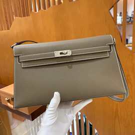 全手工缝制新款凯莉包elan腋下包法国原厂Madame皮手提单肩女包