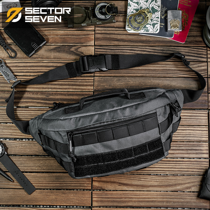 Zone 7 Arrow Frog Tactical Crossbody Bag Military Fans Outdoor Casual Commuting Shoulder Bag Multifunctional Cycling Waist Bag