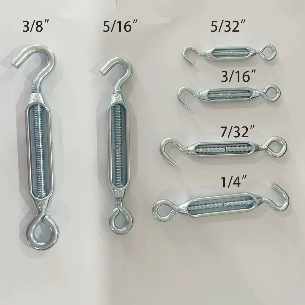 Талреп из цинкового сплава американского типа с открытым корпусом, типы CO, OO, CC, модель 1391Z
