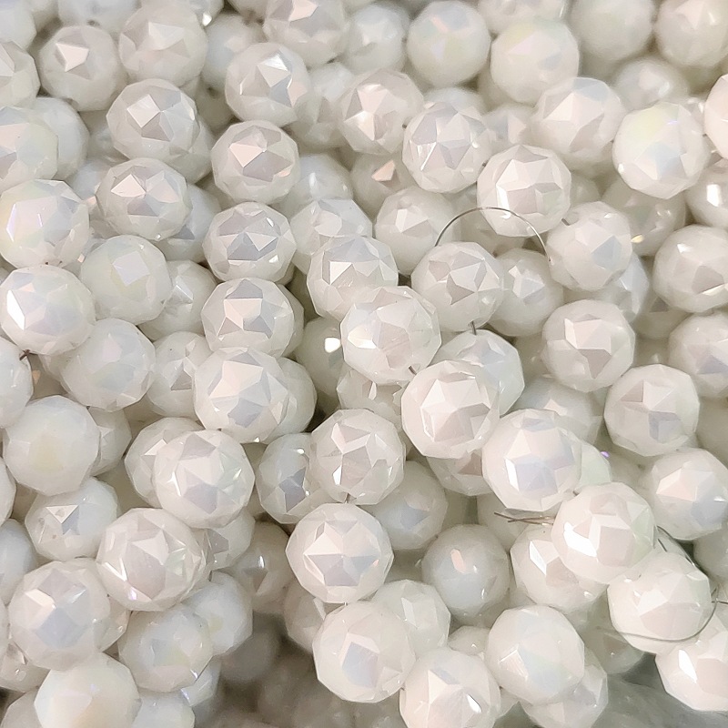 Mayorista 10mm cristal bola de flores galvanizado de alta temperatura abdiy bola de vidrio de colores pulseras collares pendientes accesorios de ropa