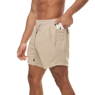 2021 Cross border Amazon summer man Sports fitness shorts cotton material Jogging Multi-pocket trousers Trend New products