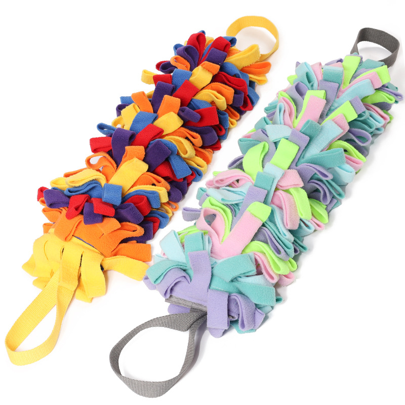 Tapete interativo para cães farejando, brinquedo em forma de bastão, esconderijo para comida, exercício educativo, simulação de mordida, para cães de pequeno a grande porte._voghion.com