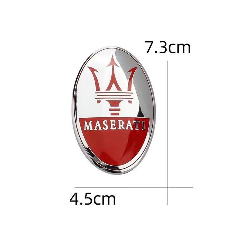 Suitable for Maserati hood emblems, front car emblems, Ghibli, Quattroporte, and Levante front car emblems, for modification purposes