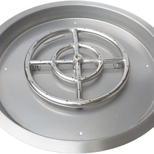 25 inch ring outdoor round Brazier burner/embedded Brazier/304 stainless steel Brazier burner