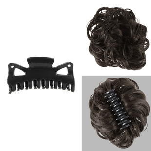 Hair clip for women's black wig PP material grabbing clip for hair volume on the back of the head, multi-disk hair shark clip, new large hair clip headgear