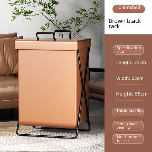 Stain-resistant laundry basket, foldable luxury household bathroom yoga mat storage waterproof laundry basket, dirty clothes storage basket