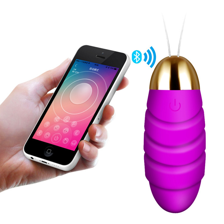 Aplicación Bluetooth para teléfono móvil Aimei Smart Wireless Towing Egg sexy Equipo de masturbación para mujeres Fabricantes de productos para adultos al por mayor