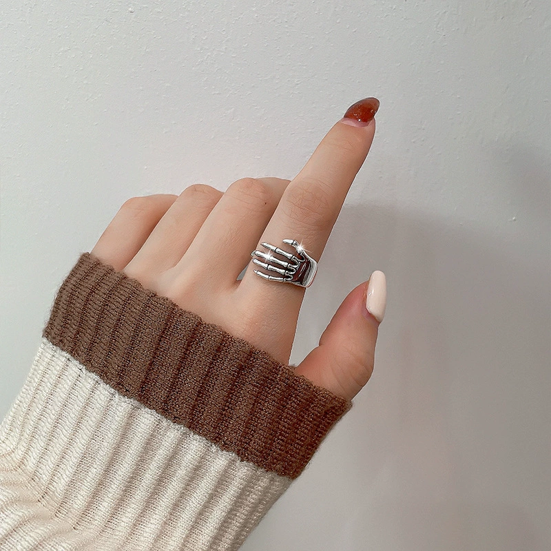 古猫宁 Taiyin Demon Claw Five Fingers Hand Claw Open the index finger ringing ringing palm rings Female Diablo Street