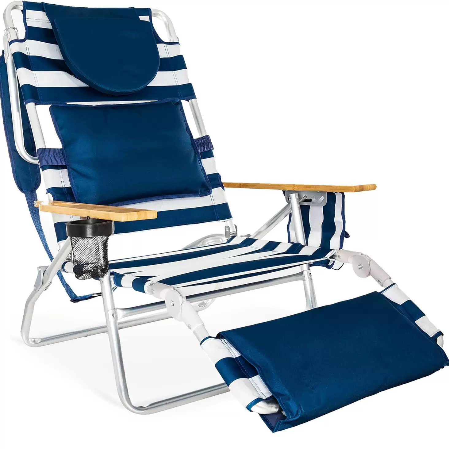 科捷定制晒背椅可调节靠背椅子办公室午户外折叠椅可躺可睡沙滩椅