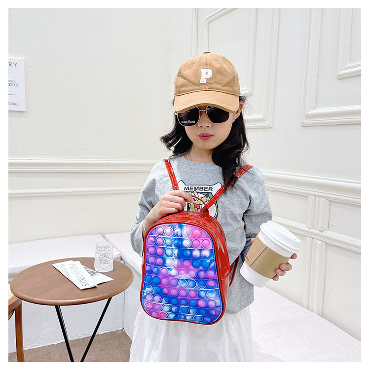 Silicone Backpack Children Decompression Toy Bag Children's Trend Backpack display picture 5