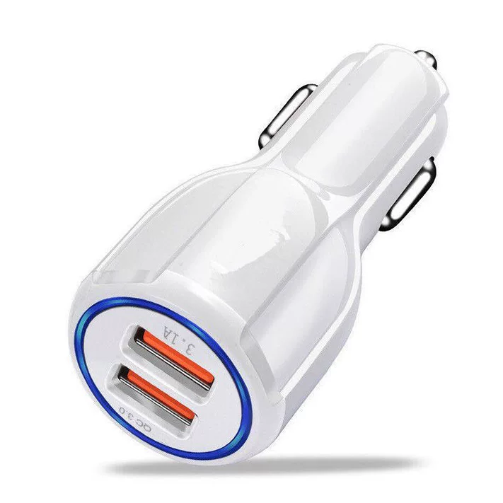 Боулинг двойной USB3.1A6A быстрое зарядное устройство для прикуривателя, QC3.0 двойной USB, автомобильное интеллектуальное быстрое и эффективное зарядное