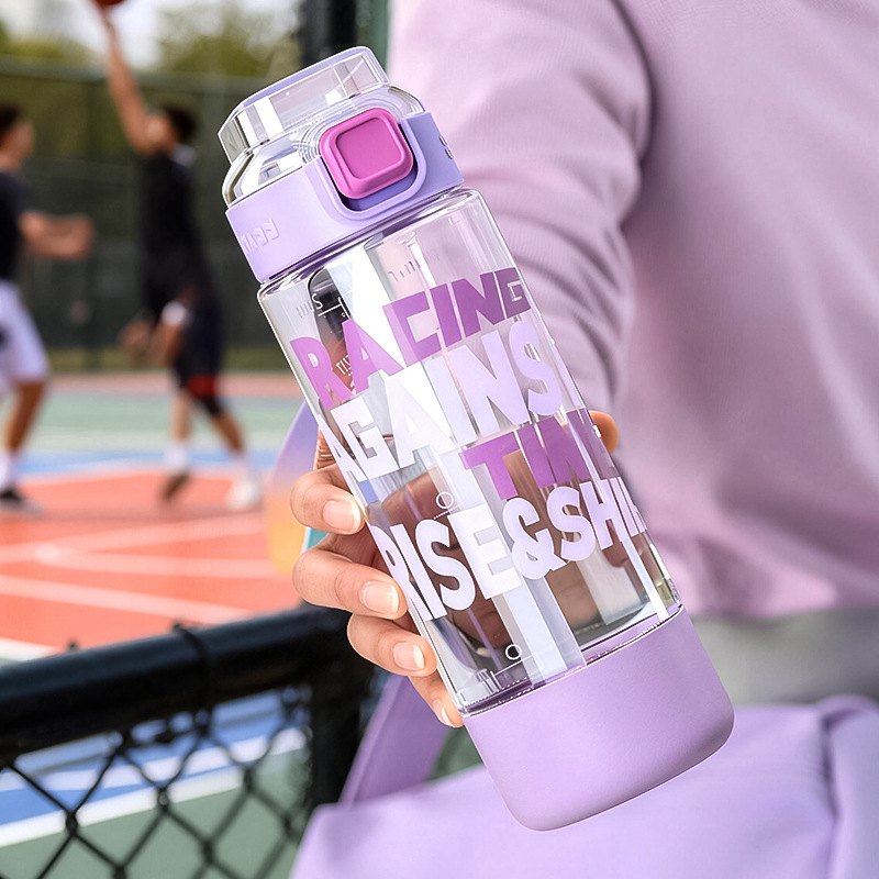 Seleccionar estrictamente tazas de paja de alto valor facial tazas de agua creativas niñas de alto valor facial tazas de agua de plástico portátiles de gran capacidad image 2