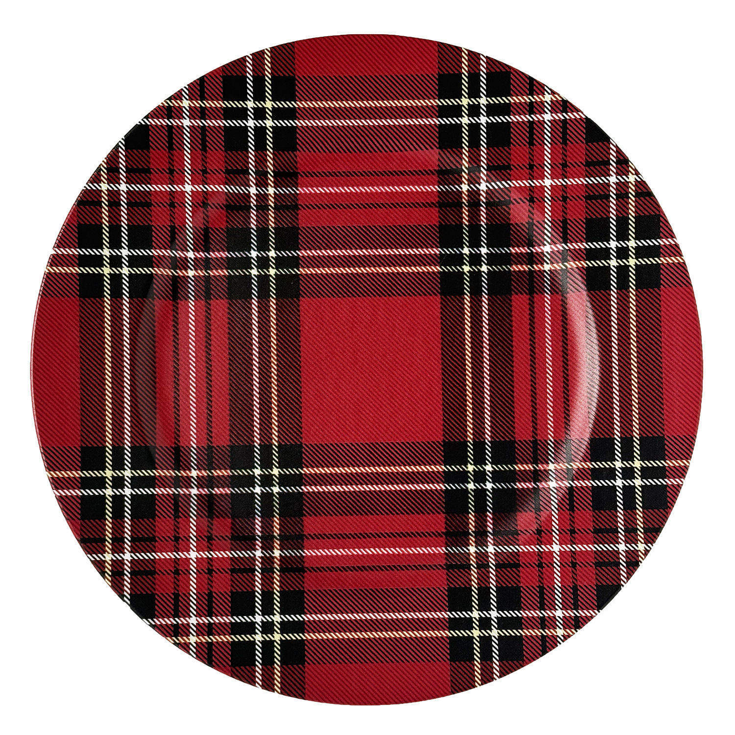 Muestra de placa de cargador de Navidad americana de rejilla de bodas de hotel bocadillos placa de decoración transfronteriza al por mayor UV pr