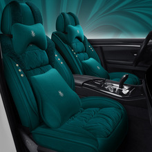 適用豐田RAV4榮放汽車座套冬季坐墊全包座椅套全包圍毛絨座墊2023